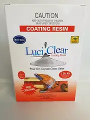 LuciClear 1.5L Epoxy COATING RESIN kit. Clear COATING RESIN