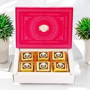 Ghasitaram Gifts Jaiccha MEWA Bites Box 6 Pcs |Diwali,Holi,Rakhi,Valentine,Christmas,Birthday,Anniversary,Her,Him|