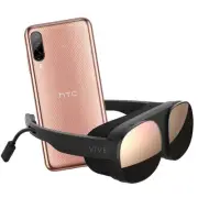 HTC SIM Free Smartphone VR Glasses Set Desire 22 pro Cherry Blossom + VIVE Flow
