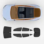 X-CAR Sunshade Side Rear Windows Windshield for Tesla Model Y 2022-2025 Sun Shades Reflective Covers Sunproof UV Rays Camping Privacy Protection Blocker