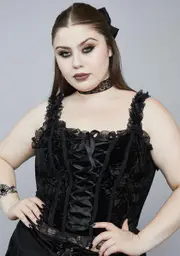 [Widow] Plus Wicked Killer In Me Velvet Bustier