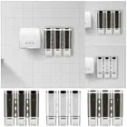 Wall Mounted Soap Dispenser 30oz 3 Chamber Shower Dispenser with HaqBO〼