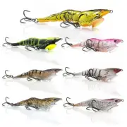 Chasebaits Panic Prawn 95mm Hard Body Topwater Fishing Lure - Choose Colour BRAN