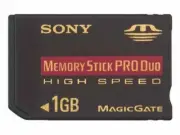 Sony 1 GB High-Speed Memory Stick Pro Duo - Red (MSX-M1GN)