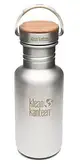 【【蘋果戶外】】Klean kanteen K18SSLRF【竹片/18oz/532ml】竹片鋼蓋鏡面不鏽鋼水瓶 霧面