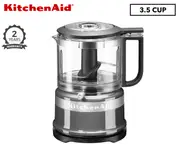 KitchenAid 3.5-Cup Mini Food Processor - Contour Silver 5KFC3516ACU