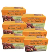 Bigelow Perfect Peach Herbal Tea Caffeine-Free Peach Flavor 6 Pack (120 Tea Bag)