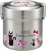 Skater STLB1AG-A Thermal Lunch Box, Kiki's Delivery Service, French, Studio Ghibli, 20.3 fl oz (600 ml), Rice Bowl Type, Antibacterial, Vacuum, Stainless Steel