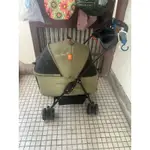 二手 PET STROLLER 寵物推車 可分離式四輪 附雨罩 說明書 面交 誠可議