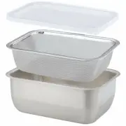 Shimomura bat yogurt draining container Made in Japan stainless steel kitchen