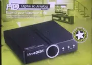 Digital Converter Box MICROGEM Digital To Analog Receiver COMPACT MG2000-D2A