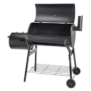 Charmate Offset Wood Charcoal Smoker Meat Grill Portable Outdoor Barbecue BBQ