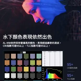 Aputure 愛圖仕 AL-MW 防水LED燈【eYeCam】持續燈 補光 攝影 微電影 VLOG 10M 水中攝影
