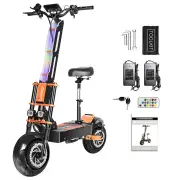 [USA Direct] TOURSOR X8P Electric Scooter 60V 38.8AH Battery 4000W*2 Dual Motors 14inch Off-Road Tires 110KM Max Mileage