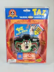 Vintage 1999 Looney Tunes Taz 110mm Camera With Film And Photo Album SEALED