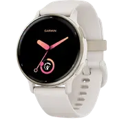 Garmin VivoActive 5 Smart Watch (Ivory/Cream Gold)