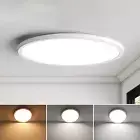 Flush Mount LED Ceiling Light Fixture, 24W 3CCT 3000K/4000K/6000K Selectable Ult