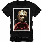 夏季棉質 T 恤 JASON VOORHEES FRIDAY 13TH F R I E N D S KILLER HOR