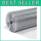24''x50' Hot Dip Galvanized Chicken Wire Fence Roll - 1/2in 19 Gauge Durability