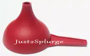 Tupperware Hershey Kiss Shape Large Funnel in Cranberry Red Rare New