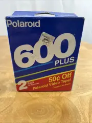 POLAROID 600 Plus Film New Sealed Exp 08/93 Vintage Old Stock