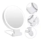Travel Makeup Mirror With Light White Stand Adjustable Angle Magnifying Mir SD0