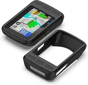 2 Pack Silicone Case Compatible for Wahoo Elemnt Roam Bike Computer Mount Cover GPS Cycling Computer Protective Skins Cover Protector Bumper Accessories(Black)