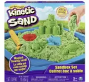 Kinetic Sand - Sandbox Set - Green Sand