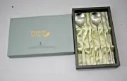 Popos Store Spoon & Chopsticks Set Stainless Steel Tableware 6 Piece Gift Set