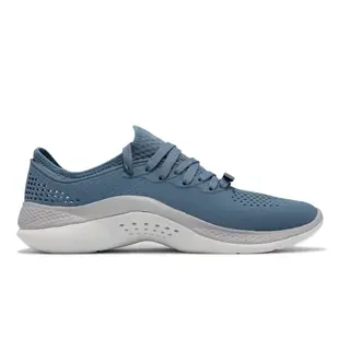Crocs 休閒鞋 Literide 360 Pacer M 男鞋 冷藍色 數碼灰 鞋帶款 透氣 2067154LC