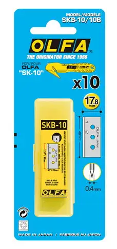 【文具通】OLFA 安全 工作刀 開箱 拆箱 紙箱切割 美工刀 SK-10型 SK-15/10型 E2020318
