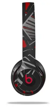 Skin Wrap for Beats Solo Wireless 2 3 4 Baja 0023 Red SKIN ONLY