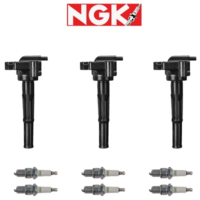 NGK G-Power Premium Platinum Spark Plug + High Engine Ignition Coil For Toyota