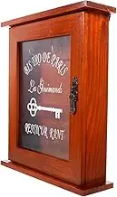 KOMBIUDA Wall Organizer Wall Key Holder Wall Mounted Key Organizer Rack Entryway Home Hanger Decor Key Organizer Wall Mount Keys Wall Mounting Key Holder Key Holder for Wall Wooden