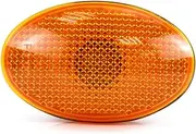 For Ford F-250/F-350/F-450/F-550 Super Duty 1999-2010 Side Marker Light Assembly Driver/Passenger Side Rear | Front of Dually Fender | Amber Lens | LED | Replacement For FO2860104 | 191275141182