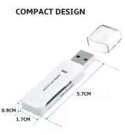 2In1 USB 3.0 Card Memory Reader High Speed SD SDHC SDXC Micro Writer Adapter