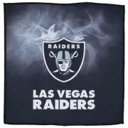 KR Strikeforce NFL Las Vegas Raiders On Fire Bowling Ball Towel
