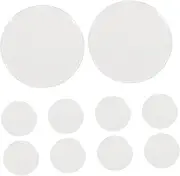 SOESFOUFU 3sets Silicone Glass Eyelash Pallet Pads Lash Extension Supplies Easy to Use 10pcs*3