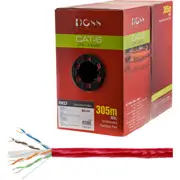 DOSS C6RRED 305M Cat6 Solid Cable Red Sold As 305M Roll Only 305M CAT6 SOLID CABLE RED