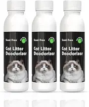 Pack of 3 - Cat Litter Deodorizer (Unscented) - Activated Carbon