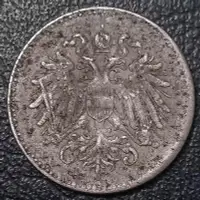 在飛比找Yahoo!奇摩拍賣優惠-奧匈帝國奧地利2323年20赫勒鐵幣，卡爾一世，23mm，外