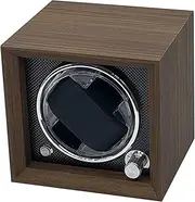 [Perfeclan] Automatic Watch Winder Single Watch Winder Storage Organizer, Wristwatch Holder, Desktop Mechanical Watches Case Box Collector