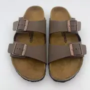 Birkenstock New w/ Box Arizona Kids Mocha Birkibuc Narrow Width - Select Size