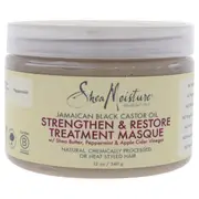 Shea Moisture Jamaican Black Castor Oil Strengthen-Grow Restore Treatment Masque by Shea Moisture for Unisex - 12 oz Masque