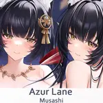 新款 AZUR LANE MUSASHI DAKIMAKURA 枕套性感抱枕套宅男全身枕套家居床上用品裝飾禮物