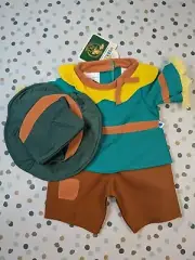 Build a Bear Workshop NEW Wizard of Oz Scarecrow Outfit Costume Gift