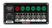 Quickcar 50-866 Switch Panel Black Dash Mount 6-7/8 x 3-1/4 in Indicator Lights
