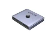 Unitek V1609A 8K DisplayPort Bidirectional Switch with 2-In-1-Out or 1-in-2-Out.