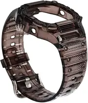[Timbeat] Transparent Resin Watchband Fit for Casio G-SHOCK DW5600 5610 GW-B5600 GW-M5610 One-piece Silicone Men Watch Case Strap