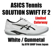 ASICS Tennis Shoes SOLUTION SWIFT FF 2 1041A466.100 White / Gunmetal Limited